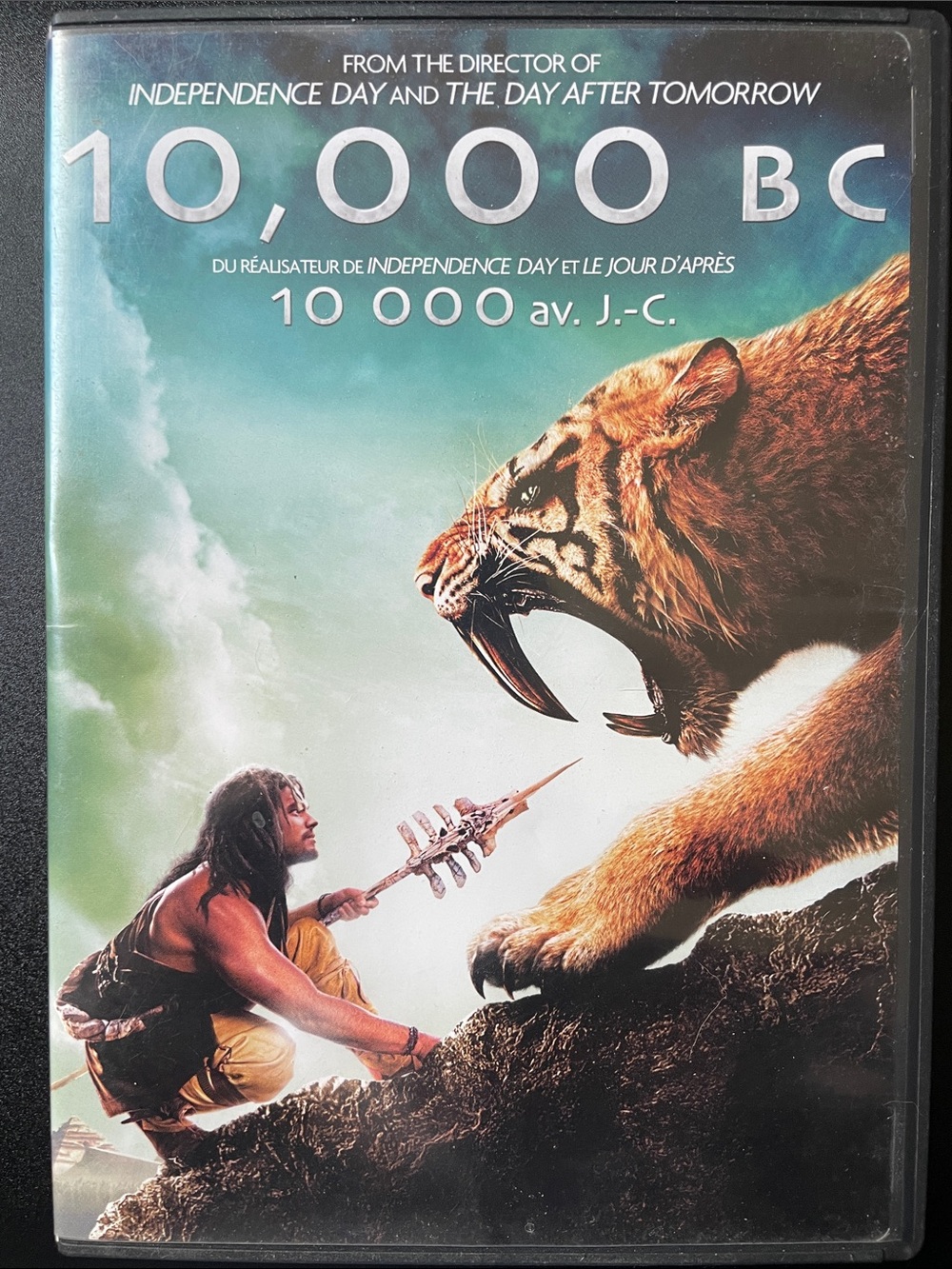 ‼️3/$15‼️ 10,000 BC DVD - Adventure Film Cover Art (Blue & Brown)
